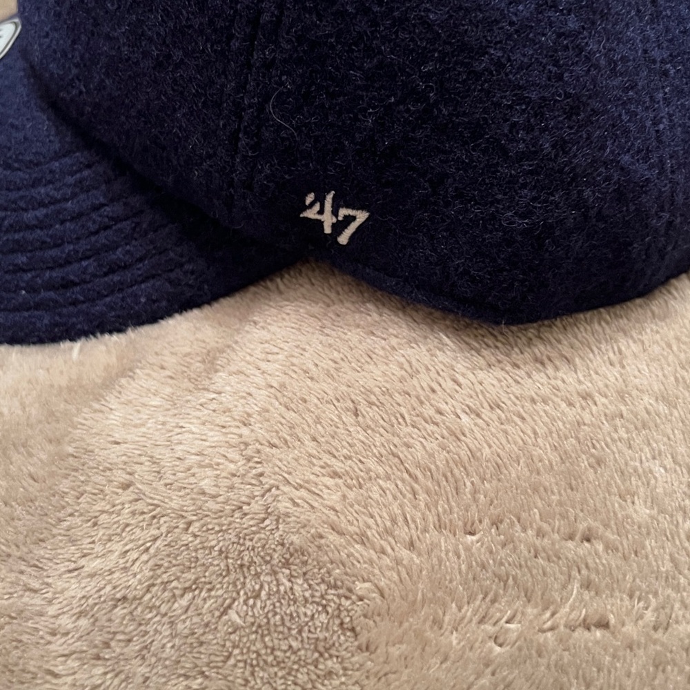 New Mens 47 Brand J.PRESS Adjustable SHAGGY DOG logo Wool Hat - Picture 2 of 3